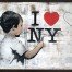L.E.T. - I love NY - 2015 - Spraypaint on Paper - 70 cm x 50 cm - 28 inch x 20 inch - Ministry of Walls Street Art Gallery - The Urban Art Broker - Shop