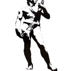 Blek le Rat at Ministry of Walls