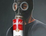 David Uessem - Condensed Air - 2013 - Oil and Acrylics on Canvas - 120 cm x 100 cm - 47 inch x 39 inch - Ministry of Walls Street Art Gallery - The Urban Art Broker - Shop