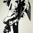Blek le Rat - Classical with Violin - 2008 - Silver Screenprint - 140 cm x 90 cm - 55 inch x 35 inch - Ministry of Walls Street Art Gallery - The Urban Art Broker - Shop