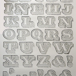 Ben Eine - Alphabet - 2008 - Screenprint on Paper - 70 cm x 55 cm - 28 inch x 22 inch - Ministry of Walls Street Art Gallery - The Urban Art Broker - Shop