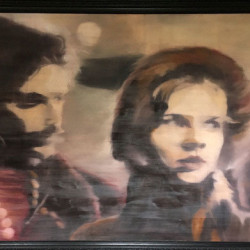 David Uessem - Krieg und Frieden - 2009 - Oil and Acrylics on Canvas - 250 cm x 160 cm - 98 inch x 63 inch - Ministry of Walls Street Art Gallery - The Urban Art Broker - Shop