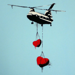 goa chinook - Martin Whatson -  2013 - 23x23cm - Ministry of Walls Street Art Gallery Shop