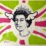 D*Face - Dog Save the Queen - 2005 - Spraypaint on Screenprint - 84 cm x 90 cm - 33 inch x 35 inch - Ministry of Walls Street Art Gallery - The Urban Art Broker - Shop