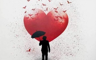 Nick Walker Amour plated 2016 - 60cm x 60cm - Edition 40 - Ministry of Walls Street Art Gallery - The Urban Art Broker - Shop