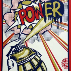 Shepard Fairey - Power -2010 -Edition 450 -61x46cm-24x18 inch-Ministry of walls