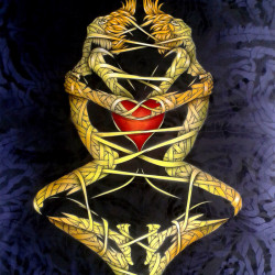 Otto-Schade - Emotional Encounter - 2016 - Stencil spray paint mixed technique on canvas - 122cmx91cm - Ministry of Walls Streetart Gallery - The Urban Art Broker