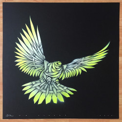 Otto Schade - Dove black yw- 2016 - 60cm x 60cm stencil-spray-handfinished 300g-card_ed1-1 Ministry of Walls Street Art Shop Gallery