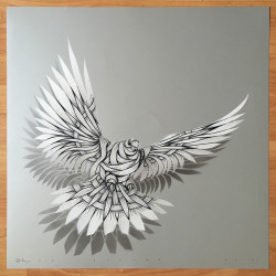 Otto Schade - DOVE Silver w- 2016 - 60cm x 60cm stencil-spray-handfinished 300g-card_ed1-1 Ministry of Walls Street Art Shop Gallery
