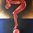 Otto Schade - Question mark - 2015 - 122cmx91cm - hand spray on canvas - edition1 Ministry of Walls - Streetart Gallery Shop - The Urban Art Broker