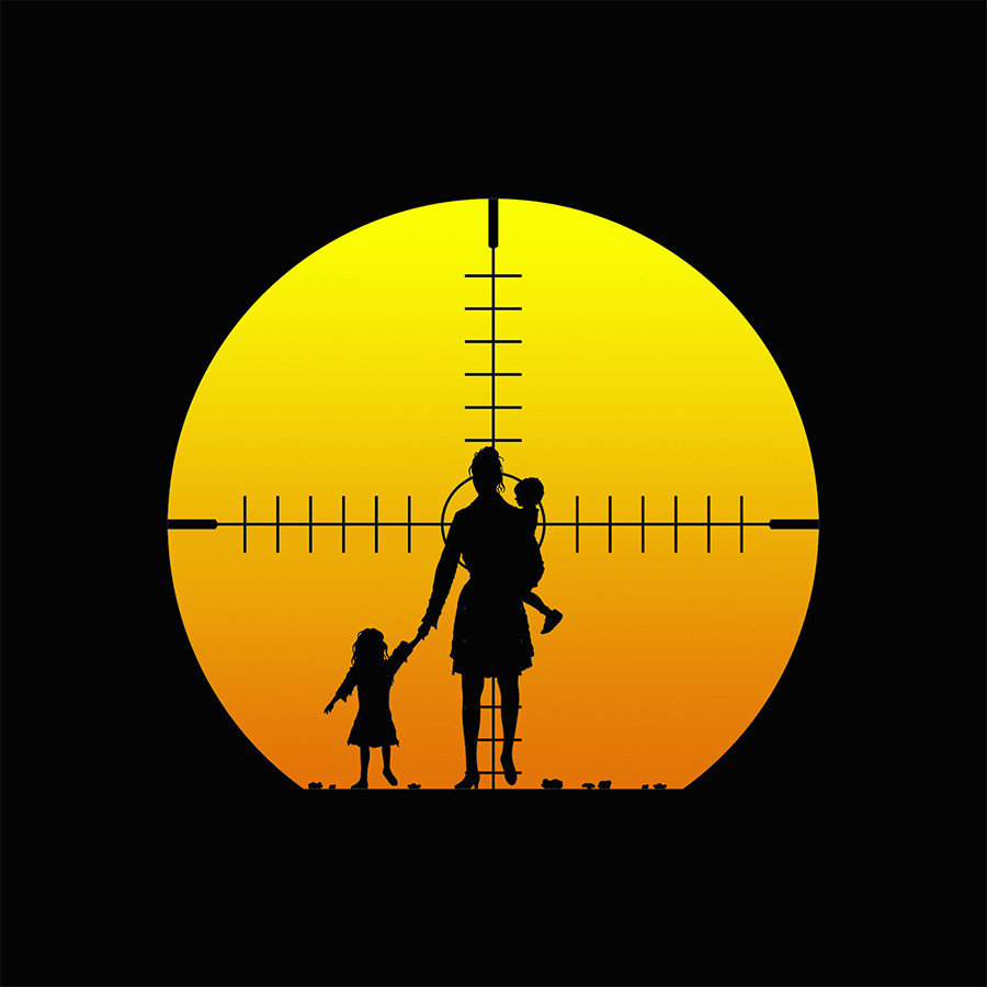 Otto Schade - Sniper - 2015 - 100cm x 100cm Ministry of Walls Street Art Shop Gallery