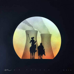 Otto Schade wtf Purple YPWG Don Quichotte - 2017 - 59,4x59,4cm - Spraypaint on canvas - Edition1 -Ministry of Walls Street art Gallery - The Urban art Broker - shop