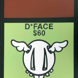 Zeus Streetopoly D*Face - 2016 - 50x40cm - 15x12 inch - acrylics on canvas - edition 1/3 - signed - Ministry of Walls - Street art Gallery - The urban art broker shop