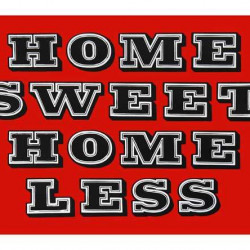 Ben Eine - Homeless - 2017 - 3 Colour Screenprint on Paper - 60 cm x 47 cm - 24 inch x 19 inch - Ministry of Walls Street Art Gallery - The Urban Art Broker - Shop