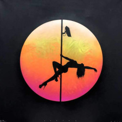 Otto Schade - Poledance - 2016 - Stencil Spray Paint on Canvas - 100 cm x 100 cm - 39 inch x 39 inch - Ministry of Walls Street Art Gallery - The Urban Art Broker - Shop