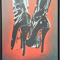 NICK WALKER Vandal vs Louboutin -Edition50 -print on burch - 20 x 24-in. - 51 x 61 cm - ministry of walls street art gallery -shop