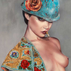 Brian M. Viveros - El Champion - 2016 - Giclee fine art Print - 62 cm x 42 cm - 24 inch x 16 inch - Ministry of Walls Streetart Gallery - The Urban Art Broker - Shop