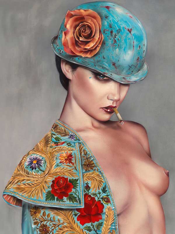 Brian M. Viveros - El Champion - 2016 - Giclee fine art Print - 62 cm x 42 cm - 24 inch x 16 inch - Ministry of Walls Streetart Gallery - The Urban Art Broker - Shop