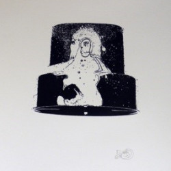 Nick Walker - Black Nozzle - 2007 - black - 39,5 x 58 cm - 15,7 x 19,6 inch - screenprint - Ministry of Walls Streetart Gallery Cologne - The Urban Art Broker - shop