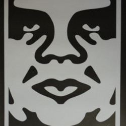 Shepard Fairey - Three Face 2 - 2016 - 64 x 76 cm - 25 x 30 inch - Giclee - Ministry of Walls Streetart Gallery Cologne - The Urban Art Broker - shop