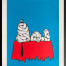 Otto Schade - Snoopy (Blue) - 2018 - 3-layers Screen Print - 42 cm x 51 cm - 17 inch x 20 inch - Ministry of Walls Street Art Gallery - The Urban Art Broker - Shop
