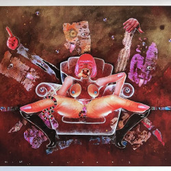 Otto Schade - Bitch! - 2018 - Giclee Platinum on Paper - 45 cm x 33 cm - 18 inch x 13 inch - Ministry of Walls Street Art Gallery - The Urban Art Broker - Shop