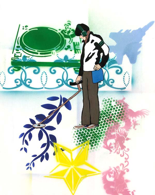 c.mank - The Prospector - 2019 - Acrylics on Canvas - 50 cm x 40 cm - 20 inch x 16 inch - Ministry of Walls Streetart Gallery Cologne - The Urban Art Broker - Shop