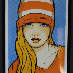 El Bocho - Emaille #1 - 2015 - Wall sculpture in Enamel on Steel - 60 cm x 40 cm - 24 inch x 16 inch - Ministry of Walls Street Art Gallery - The Urban Art Broker - Shop