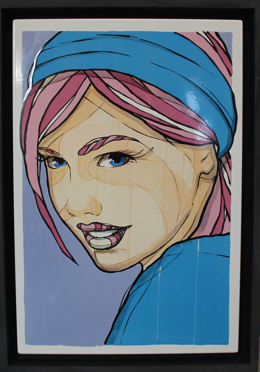 El Bocho - Emaille #2 - 2016 - Wall sculpture in Enamel on Steel - 60 cm x 40 cm - 24 inch x 16 inch - Ministry of Walls Street Art Gallery - The Urban Art Broker - Shop