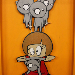 El Bocho - Little Lucy - 30 cm x 40 cm - 12 inch x 16 inch - Ministry of Walls Street Art Gallery - The Urban Art Broker - Shop