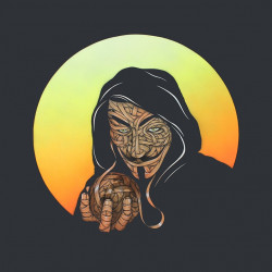 Otto Schade - Anonymosch - 2016 - Stencil Spray Paint mixed technique on Canvas - 100 cm x 100 cm - 39 inch x 39 inch - Ministry of Walls Street Art Gallery - The Urban Art Broker - Shop