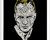 Otto Schade - Sting (Black) - 2018 - Screen Print on Paper - 59 cm x 42 cm - 23 inch x 17 inch - Ministry of Walls Street Art Gallery - The Urban Art Broker - Shop