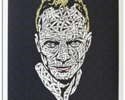 Otto Schade - Sting (Blue) - 2018 - Screen Print on Paper - 59 cm x 42 cm - 23 inch x 17 inch - Ministry of Walls Street Art Gallery - The Urban Art Broker - Shop