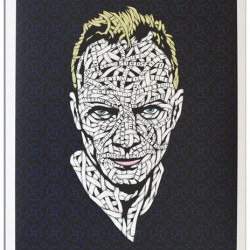 Otto Schade - Sting (Blue) - 2018 - Screen Print on Paper - 59 cm x 42 cm - 23 inch x 17 inch - Ministry of Walls Street Art Gallery - The Urban Art Broker - Shop