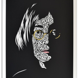 Otto Schade - John Lennon - 2018 - Screen Print on Paper - 59 cm x 42 cm - 23 inch x 17 inch - Ministry of Walls Street Art Gallery - The Urban Art Broker - Shop